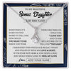 Alluring Beauty Necklace 14K White Gold Finish | 1 | Personalized To My Beautiful Bonus Daughter Necklace From Stepmom Feel My Love Valentines Gifts For Stepdaughter Birthday Christmas Gift Box Message Card | https://siriusteestore.