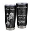Personalized To My Beautiful Bonus Daughter Tumbler From Step Dad Believe In Yourself Stepdaughter Birthday Gifts Christmas Custom Stainless Steel Cup Travel Mug | siriusteestore