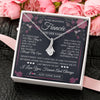 Alluring Beauty Necklace 14K White Gold Finish | 2 | Personalized To My Beautiful Fiancee Necklace From Fiance I Love You Fiancee Gifts Romantic Birthday Valentines Christmas Custom Gift Box Message Card | siriusteestore.myshopify