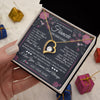 Forever Love Necklace 18K Yellow Gold Finish | 2 | Personalized To My Beautiful Fiancee Necklace From Fiance I Love You Fiancee Gifts Romantic Birthday Valentines Christmas Custom Gift Box Message Card | siriusteestore.myshopify