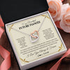 Interlocking Hearts Necklace Stainless Steel & Rose Gold Finish | 2 | Personalized To My Beautiful Fiancee Necklace Gift From Fiance Promise Necklace For Fiancee Birthday Valentines Day Christmas Customized Gift Box Message Card | siriusteestore