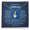 Alluring Beauty Necklace 18K Yellow Gold Finish | 1 | Personalized To My Beautiful Girlfriend Necklace From Boyfriend Hold This Close My Love Girlfriend Birthday Christmas Customized Gift Box Message Card | siriusteestore
