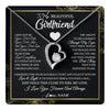 Forever Love Necklace 14K White Gold Finish | 1 | Personalized To My Beautiful Girlfriend Necklace From Boyfriend I May Not Be Your First Day Girlfriend Valentines Day Birthday Customized Gift Box Message Card | siriusteestore