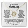 Love Knot Necklace 18K Yellow Gold Finish | 1 | Personalized To My Beautiful Girlfriend Necklace From Boyfriend If I Could Give You Girlfriend Birthday Christmas Jewelry Customized Gift Box Message Card | siriusteestore