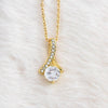 Alluring Beauty Necklace 18K Yellow Gold Finish | 4 | Personalized To My Beautiful Girlfriend Necklace When I Say Girlfriend Gifts Romantic Birthday Gifts Valentines Christmas Custom Gift Box Message Card | https://siriusteestore.