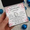 Forever Love Necklace 14K White Gold Finish | 2 | Personalized To My Beautiful Granddaughter From Granparents Necklace Never Forget Birthday Gifts For Granddaughter Gift Christmas Gift Box Message Card | siriusteestore.myshopify
