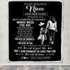 Personalized To My Beautiful Niece Blanket From Aunt Believe In Yourself Niece Birthday Gifts Graduation Christmas Customized Fleece Throw Blanket | siriusteestore