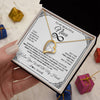 Forever Love Necklace 18K Yellow Gold Finish | 2 | Personalized To My Beautiful Niece Necklace Women Girls From Aunt Uncle Love You Niece Birthday Gifts Jewelry Christmas Customized Gift Box Message Card | siriusteestore