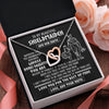 Interlocking Hearts Necklace Stainless Steel & Rose Gold Finish | 2 | Personalized To My Beautiful Shieldmaiden Viking Necklace Whenever You Feel Overwhelmed Bonus Daughter Birthday Gifts Christmas Custom Gift Box Message Card | siriusteestore.myshopify