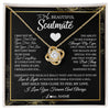 Love Knot Necklace 18K Yellow Gold Finish | 1 | Personalized To My Beautiful Soulmate Necklace From Husband I May Not Be Your First Day Wife Valentines Day Birthday Christmas Customized Gift Box Message Card | siriusteestore