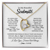 Forever Love Necklace 18K Yellow Gold Finish | 1 | Personalized To My Beautiful Soulmate Necklace From Husband If I Could Give You Future Wife Birthday Anniversary Christmas Customized Gift Box Message Card | siriusteestore