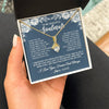 Alluring Beauty Necklace 18K Yellow Gold Finish | 2 | Personalized To My Beautiful Soulmate Necklace Love Forever For Wife Birthday Anniversary Wedding Valentines Day Christmas Customized Gift Box Message Card | siriusteestore