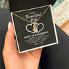 Alluring Beauty Necklace 18K Yellow Gold Finish | Personalized To My Beautiful Wife Necklace From Husband 1 Year Wedding Anniversary For Her Married 1th Anniversary For Her Customized Gift Box Message | siriusteestore