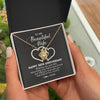 Love Knot Necklace 18K Yellow Gold Finish | Personalized To My Beautiful Wife Necklace From Husband 30 Years Wedding Anniversary For Her Married 30th Anniversary For Her Customized Gift Box Message | siriusteestore