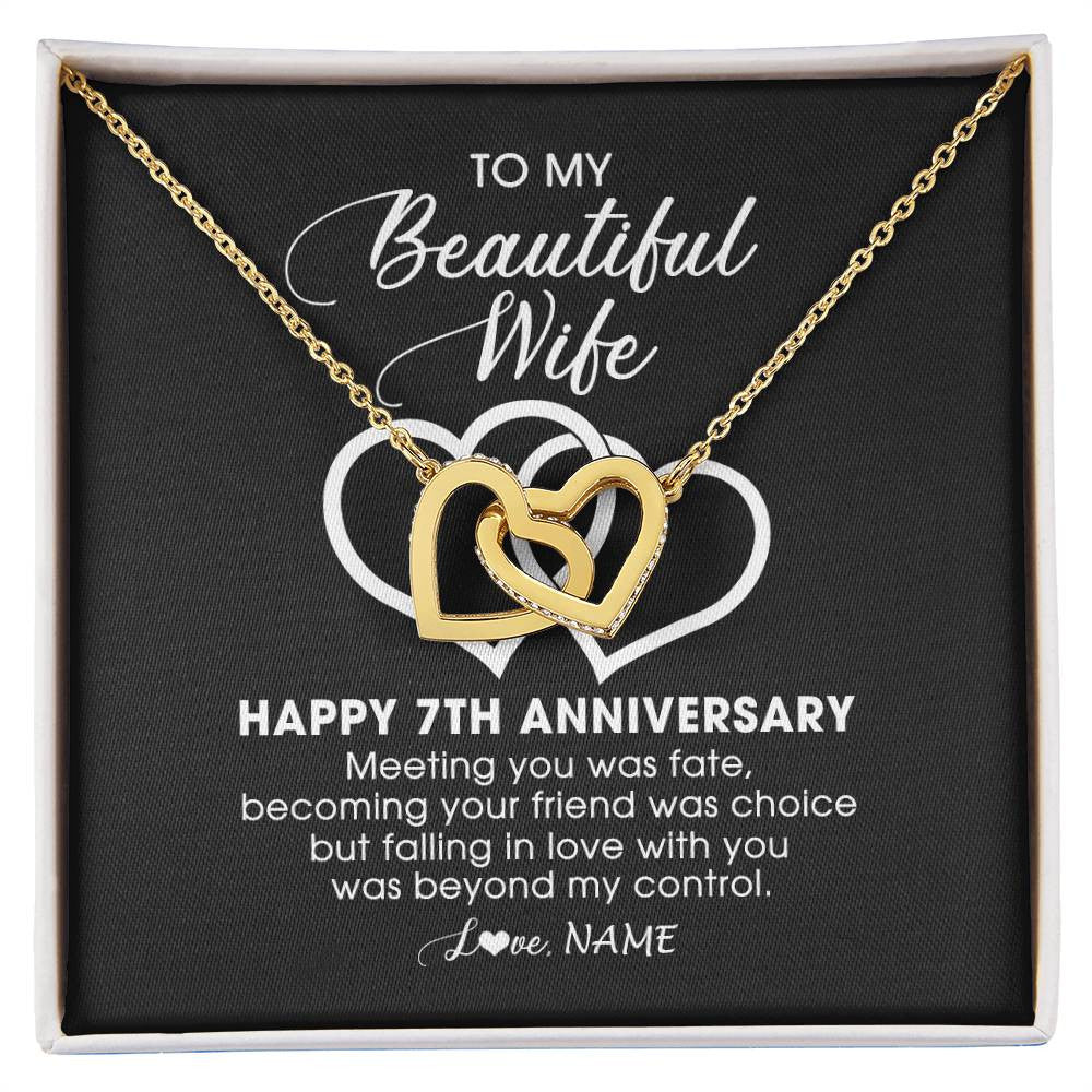 Best Deal for 7th Anniversary Necklace Gift For Wife – 7 Year Wedding |  Algopix