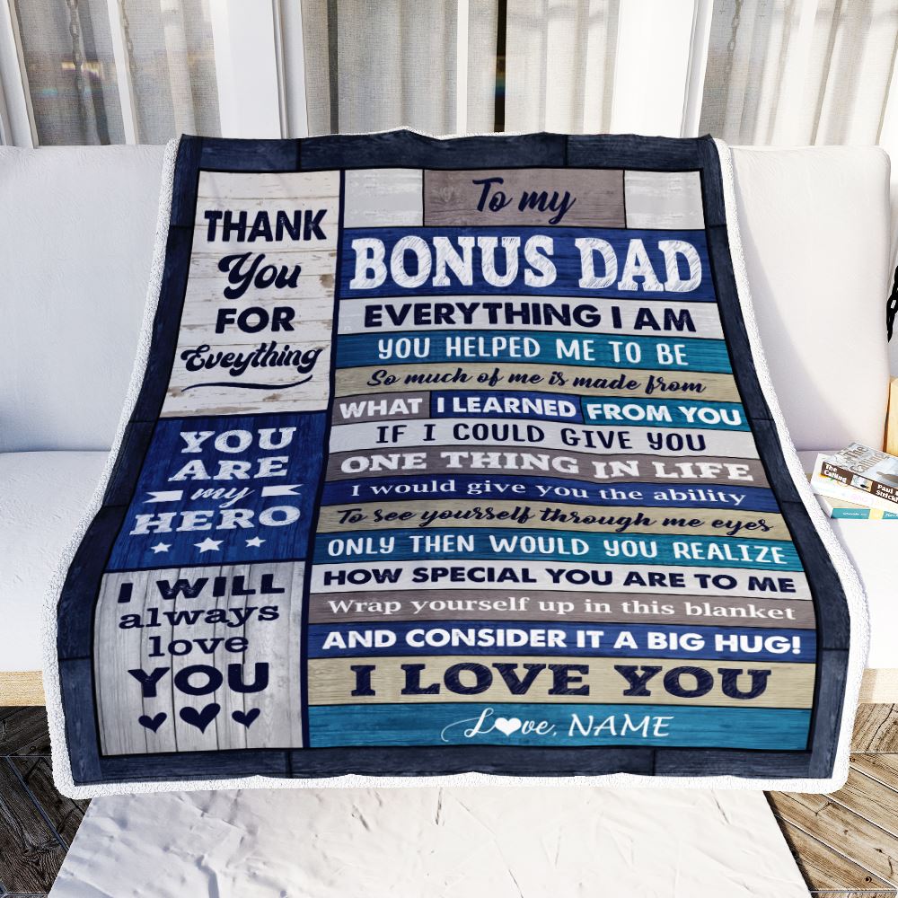 Fathers day online fleece blanket