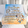 Personalized To My Bonus Daughter Blanket Dream Catcher I Love You Forever From Stepmom Stepdad Stepdaughter Birthday Gifts Christmas Graduation Fleece Blanket | siriusteestore