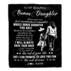 Personalized To My Bonus Daughter Blanket From Stepmother Whenever You Feel Overwhelmed Stepdaughter Birthday Graduation Christmas Customized Fleece Blanket | siriusteestore