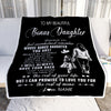 Personalized To My Bonus Daughter Blanket From Stepmother Whenever You Feel Overwhelmed Stepdaughter Birthday Graduation Christmas Customized Fleece Blanket | siriusteestore