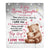 Personalized To My Bonus Daughter Gifts Blanket From Stepmom Stepdad Proud Of You Bear Stepdaughter Gift For Birthday Graduation Christmas Fleece Blanket | siriusteestore