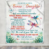 Personalized To My Bonus Daughter Gifts Blanket From Stepmom Stepdad Whenever You Feel Dragonfly Stepdaughter Birthday Gifts Christmas Fleece Blanket | siriusteestore