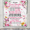 Personalized To My Bonus Daughter Gifts Blanket From Stepmom Stepdad You Are Beautiful Birthday Gifts For Stepdaughter Graduation Christmas Fleece Blanket | siriusteestore