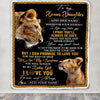 Personalized To My Bonus Daughter Gifts Blanket From Stepmom Wherever Your Journey In Life Lion Stepdaughter Birthday Gifts Christmas Custom Fleece Blanket | siriusteestore