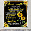 Personalized To My Bonus Daughter Gifts Blanket From Stepmom Wherever Your Journey In Life Sunflower Stepdaughter Birthday Gifts Custom Fleece Throw Blanket | siriusteestore