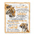 Personalized To My Bonus Daughter Gifts Blanket From Stepmom Wherever Your Journey In Life Tiger Stepdaughter Birthday Gifts Customized Fleece Throw Blanket | siriusteestore