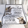 Personalized To My Bonus Daughter Gifts Blanket From Stepmom Wherever Your Journey In Life Wolf Stepdaughter Birthday Gifts Customized Fleece Throw Blanket | siriusteestore