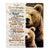 Personalized To My Bonus Daughter Gifts Blanket From Stepmother Dad I Close My Eyes Bear Stepdaughter Birthday Gifts Graduation Christmas Fleece Blanket | siriusteestore