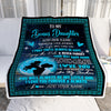 Personalized To My Bonus Daughter Gifts Blanket From Stepmother Promise To Love You Gifts For Stepdaughter Birthday Graduation Christmas Custom Fleece Blanket | siriusteestore