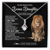Alluring Beauty Necklace 14K White Gold Finish | 1 | Personalized To My Bonus Daughter Gifts From Stepfather Necklace This Old Lion Love You Stepdaughter Birthday Gifts Christmas Customized Gift Box Message Card | https://siriusteestore.