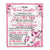 Personalized To My Bonus Daughter Gifts From Stepmom Blanket I Love You Butterfly Birthday Gifts For Stepdaughter Graduation Christmas Fleece Throw Blanket | siriusteestore