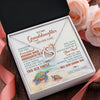 Interlocking Hearts Necklace Stainless Steel & Rose Gold Finish | 2 | Personalized To My Bonus Daughter Gifts Necklace From Stepmom Whenever Turtle Unique Birthday Gifts For Stepdaughter Christmas Custom Gift Box Message Card | https://siriusteestore.