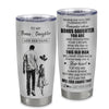 Personalized To My Bonus Daughter Gifts Tumbler From Stepdad Whenever Man Unique Birthday Gifts For Stepdaughter Graduation Christmas Custom Stainless Steel Travel Mug | siriusteestore