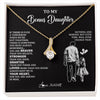 Alluring Beauty Necklace 18K Yellow Gold Finish | 1 | Personalized To My Bonus Daughter Necklace From Stepdad You Are Always In Mine Beautiful Stepddaughter Birthday Graduation Christmas With Gift Box Message Card | siriusteestore