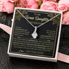 Alluring Beauty Necklace 14K White Gold Finish | 2 | Personalized To My Bonus Daughter Necklace From Stepdad Your Biggest Fan Birthday Gifts For Stepdaughter Gifts Christmas Jewelry Custom Gift Box Message Card | siriusteestore.myshopify