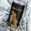 Personalized To My Bonus Daughter Tumbler From Stepdad Stainless Steel Cup Lion My Only Wish For You Stepdaughter Graduation Birthday Christmas Travel Mug | siriusteestore