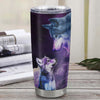 Personalized To My Bonus Daughter Tumbler From Stepdad Stainless Steel Cup Wolf Moon My Love For You Is Forever Stepdaughter Birthday Gifts Christmas Custom Travel Mug | siriusteestore