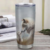 Personalized To My Bonus Daughter Tumbler From Stepmom Stepdad Never Forget That I Love You Wolf Stepdaughter Birthday Gifts Graduation Christmas Custom Travel Mug | siriusteestore