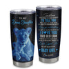 Personalized To My Bonus Daughter Tumbler From Stepmother Stainless Steel Cup I Love You This Old Lion Stepdaughter Birthday Graduation Christmas Travel Mug | siriusteestore