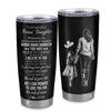 Personalized To My Bonus Daughter Tumbler From Stepmother Stainless Steel Cup Whenever You Feel Overwhelmed Stepdaughter Birthday Graduation Travel Mug | siriusteestore