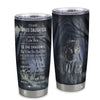 Personalized To My Bonus Daughter Tumbler From Stepmother Stepdad Stainless Steel Cup Never Feel You Are Alone Wolf Stepdaughter Birthday Christmas Travel Mug | siriusteestore