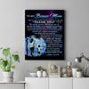 Personalized To My Bonus Mom Canvas From Stepson Thank You Day By Day Stepmom Birthday Mothers Day Thanksgiving Christmas Custom Wall Art Print Framed Canvas | siriusteestore