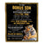 Personalized To My Bonus Son Blanket Tiger I Love You Forever From Stepmom Stepdad Stepson Birthday Gifts Christmas Graduation Customized Fleece Blanket | siriusteestore