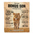 Personalized To My Bonus Son Gifts Blanket From Stepmom Stepdad Always Remember Lion Gifts For Stepson Birthday Graduation Christmas Customized Fleece Blanket | siriusteestore