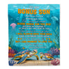 Personalized To My Bonus Son Gifts Blanket From Stepmom Stepdad Whenever You Feel Turtle Stepson Birthday Gifts Graduation Christmas Customized Fleece Blanket | siriusteestore