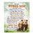 Personalized To My Bonus Son Gifts Blanket From Stepmom Wherever Your Journey In Life Bear Stepson Birthday Gifts Graduation Customized Fleece Throw Blanket | siriusteestore