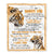 Personalized To My Bonus Son Gifts Blanket From Stepmom Wherever Your Journey In Life Tiger Stepson Birthday Gifts Graduation Customized Fleece Throw Blanket | siriusteestore